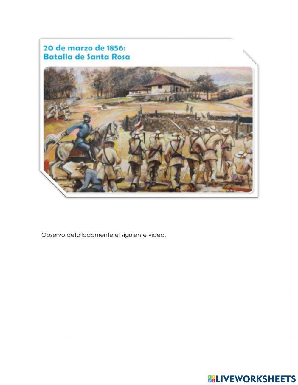 20 de marzo, Batalla de Santa Rosa