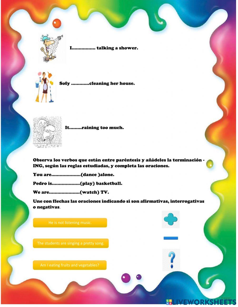 Evaluación de inglés 3° de secundaria