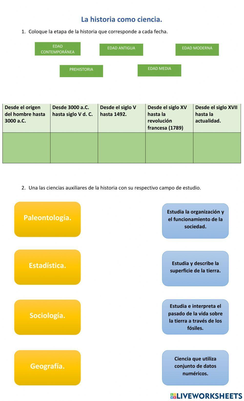 La historia como ciencia. La historia como ciencia.