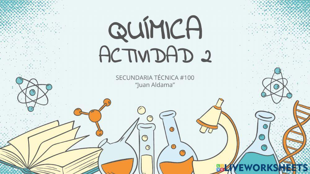 Actividad 2 Manifestaciones y representación de reacciones químicas