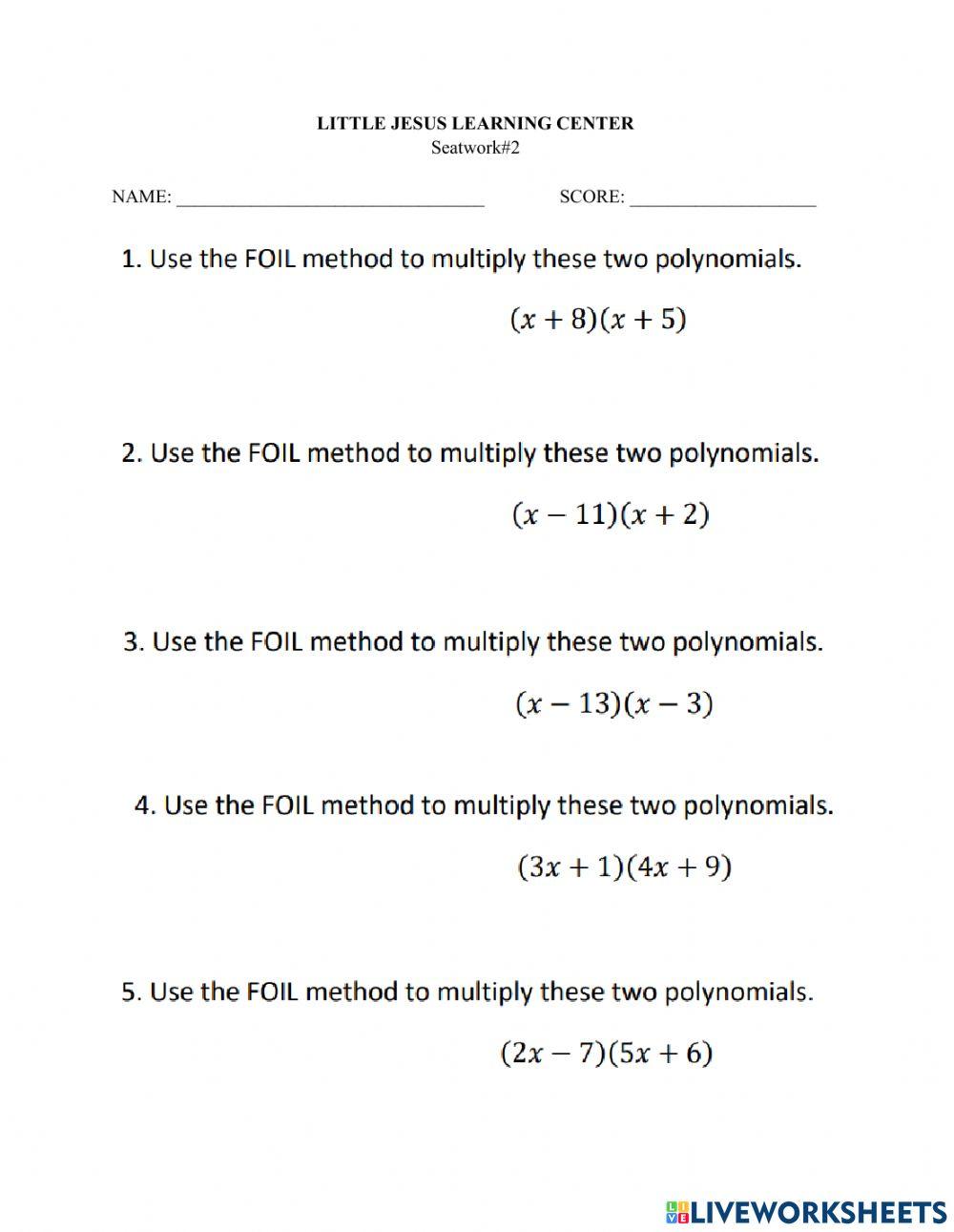 Anna marie milo grade 7 foil method 4884554