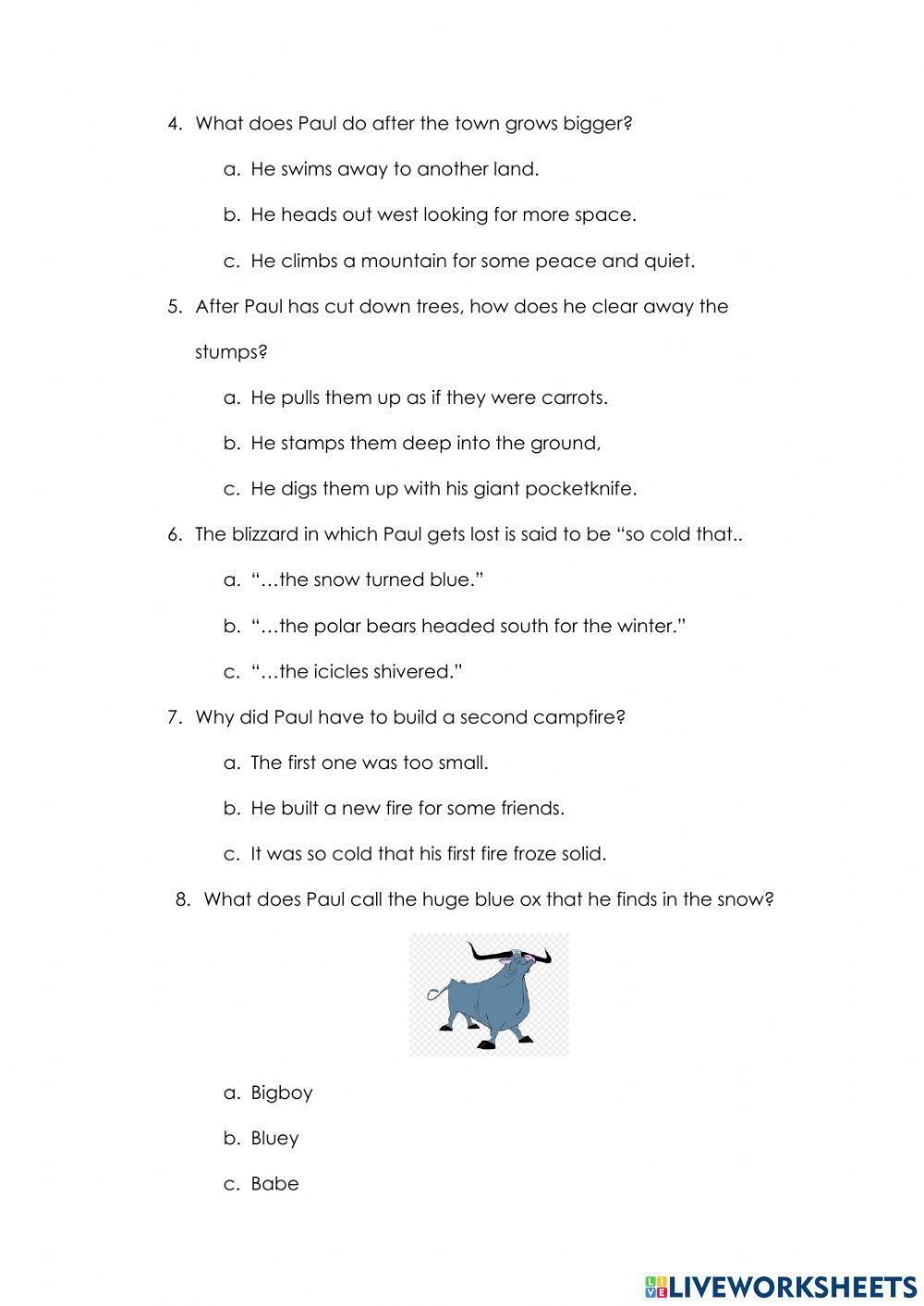 Tall Tale: Disney's Paul Bunyan