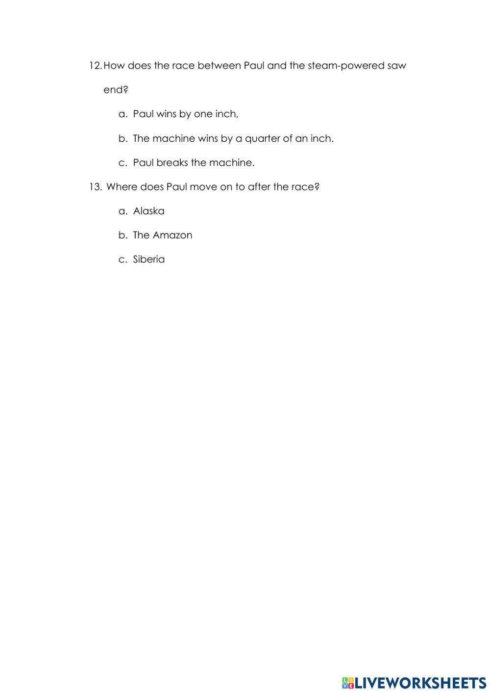 Tall Tale: Disney's Paul Bunyan