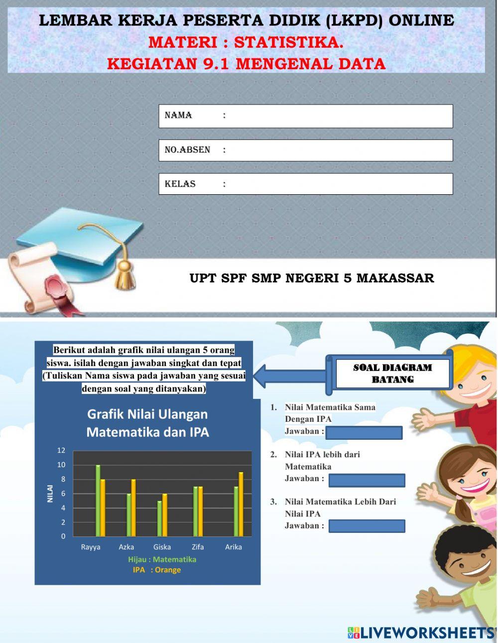 Lkpd kegiatan 9.1 statistika