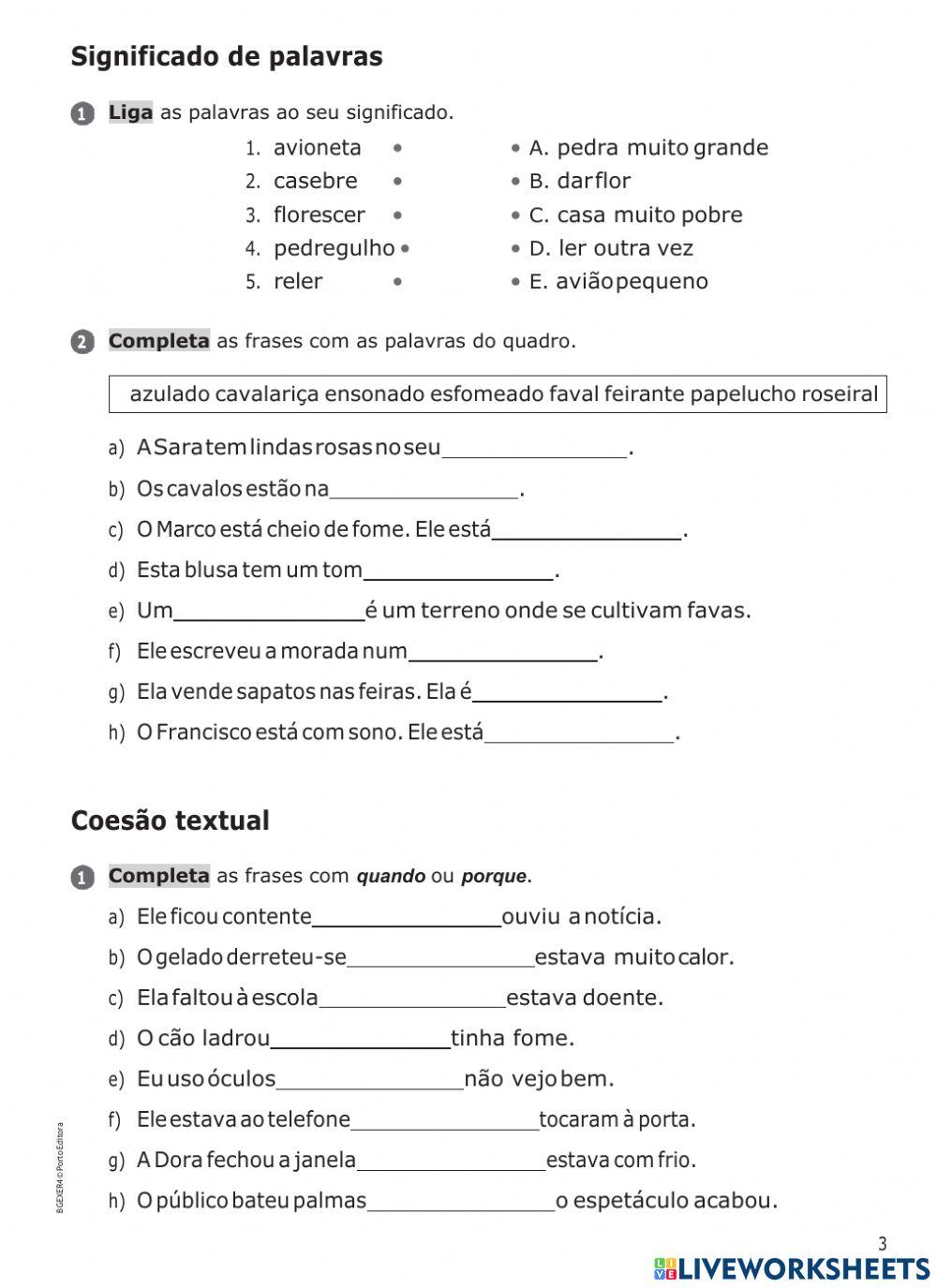 Gramática - TOTAL - 2.º ano