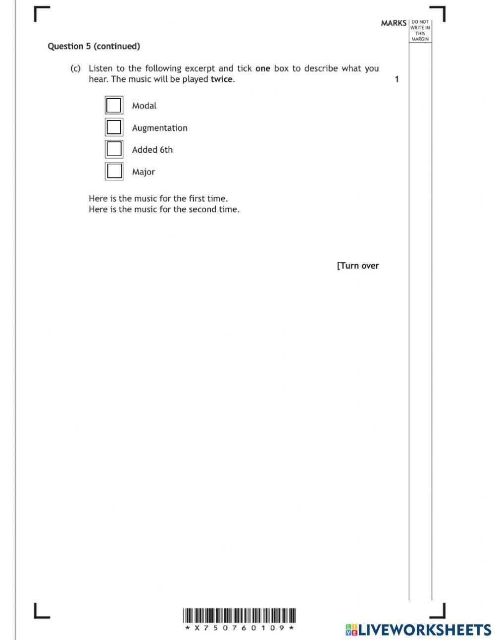 Higher Paper Q5 Continued