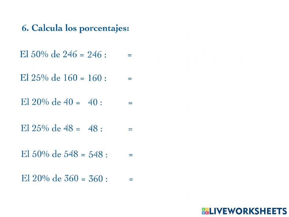 Repaso Matemáticas 4