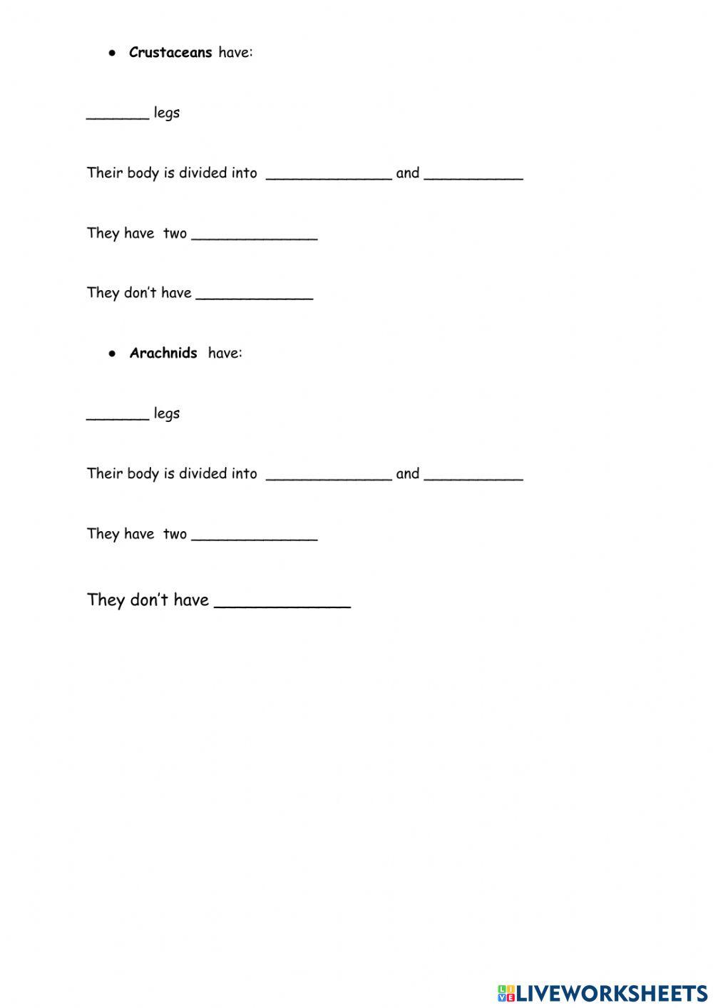 Invertebrate-Arthropods