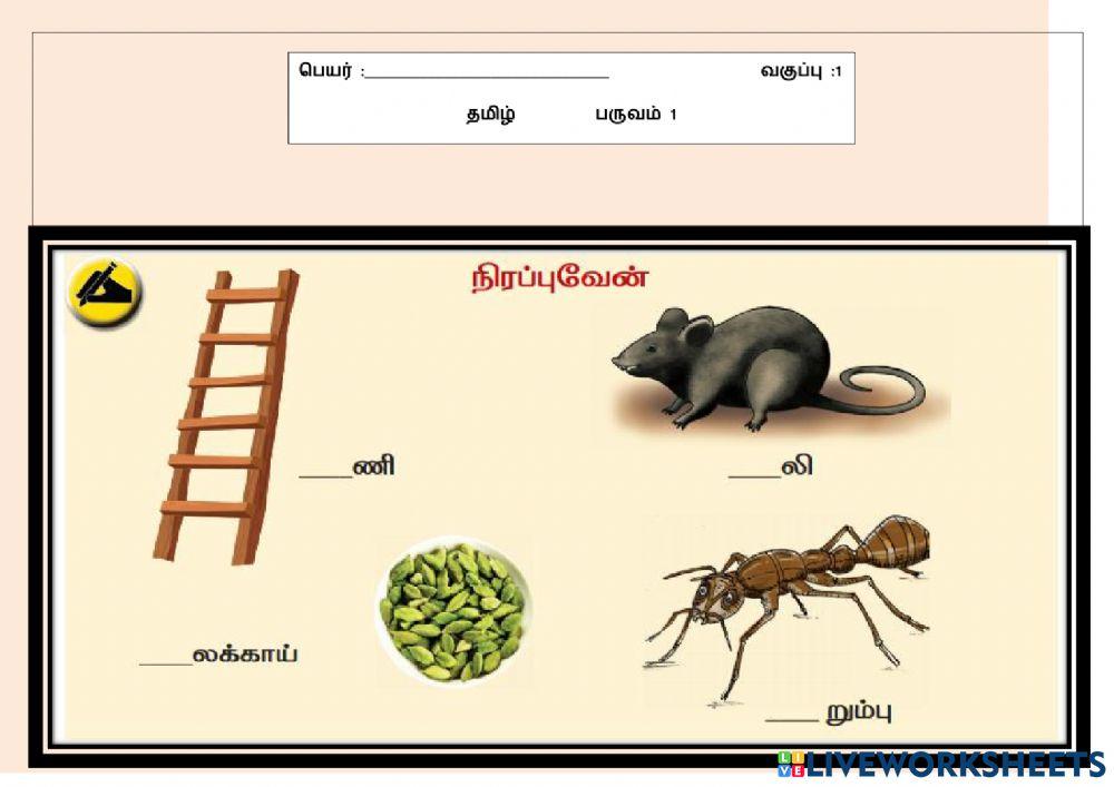 தமிழ் எழுத்துக்கள் தமிழ் எழுத்துக்கள்