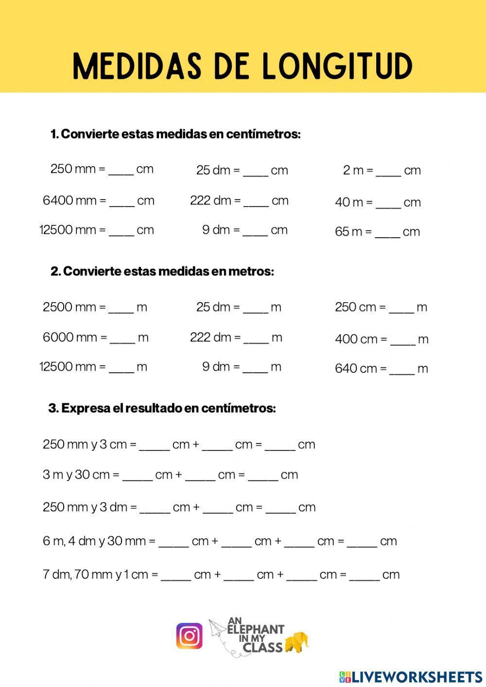 Medidas de longitud