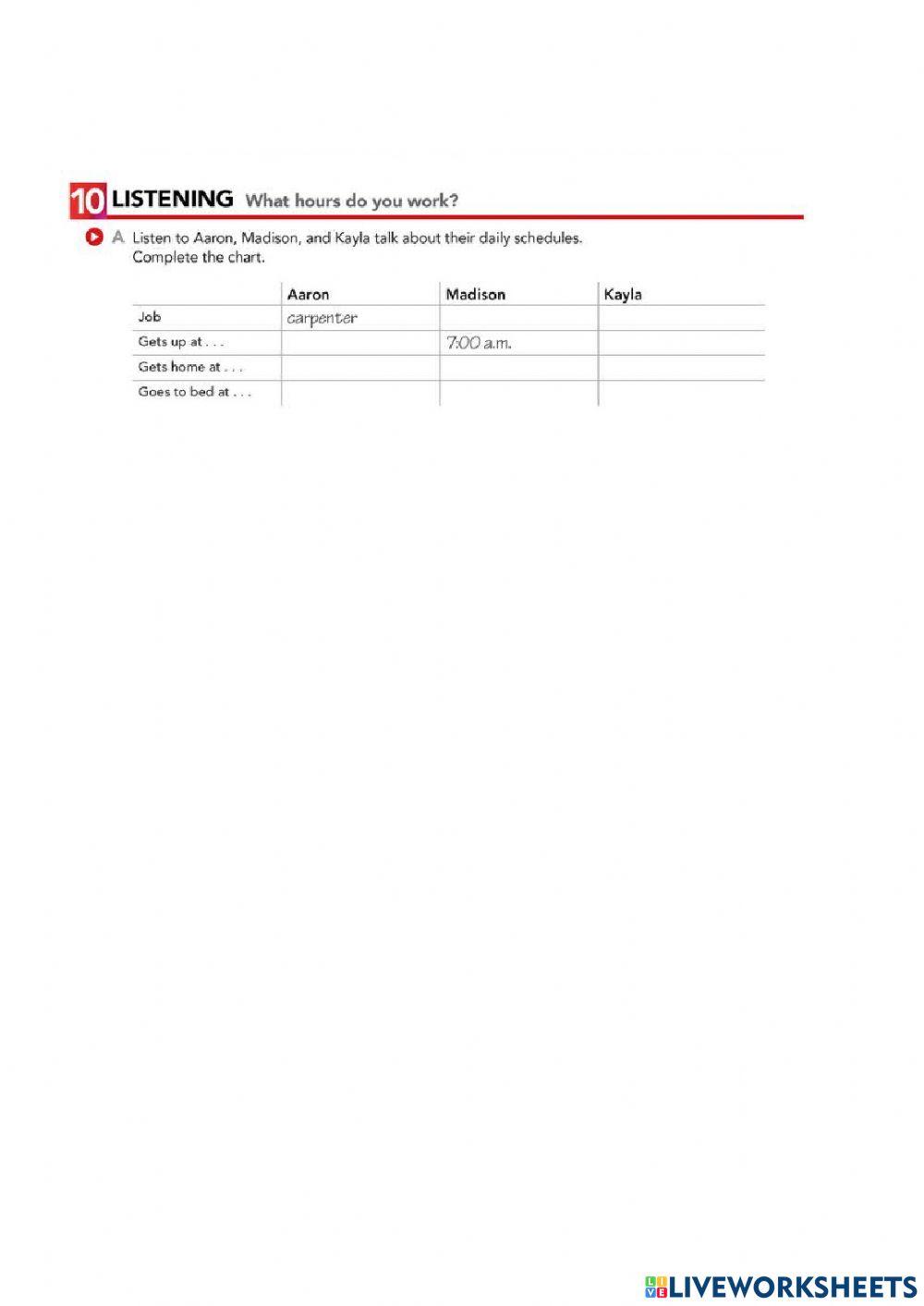 what-hours-do-you-work-interactive-worksheet-live-worksheets