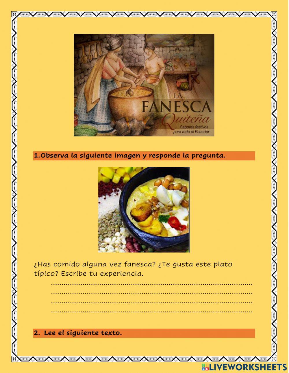 ¿Qué es la fanesca?