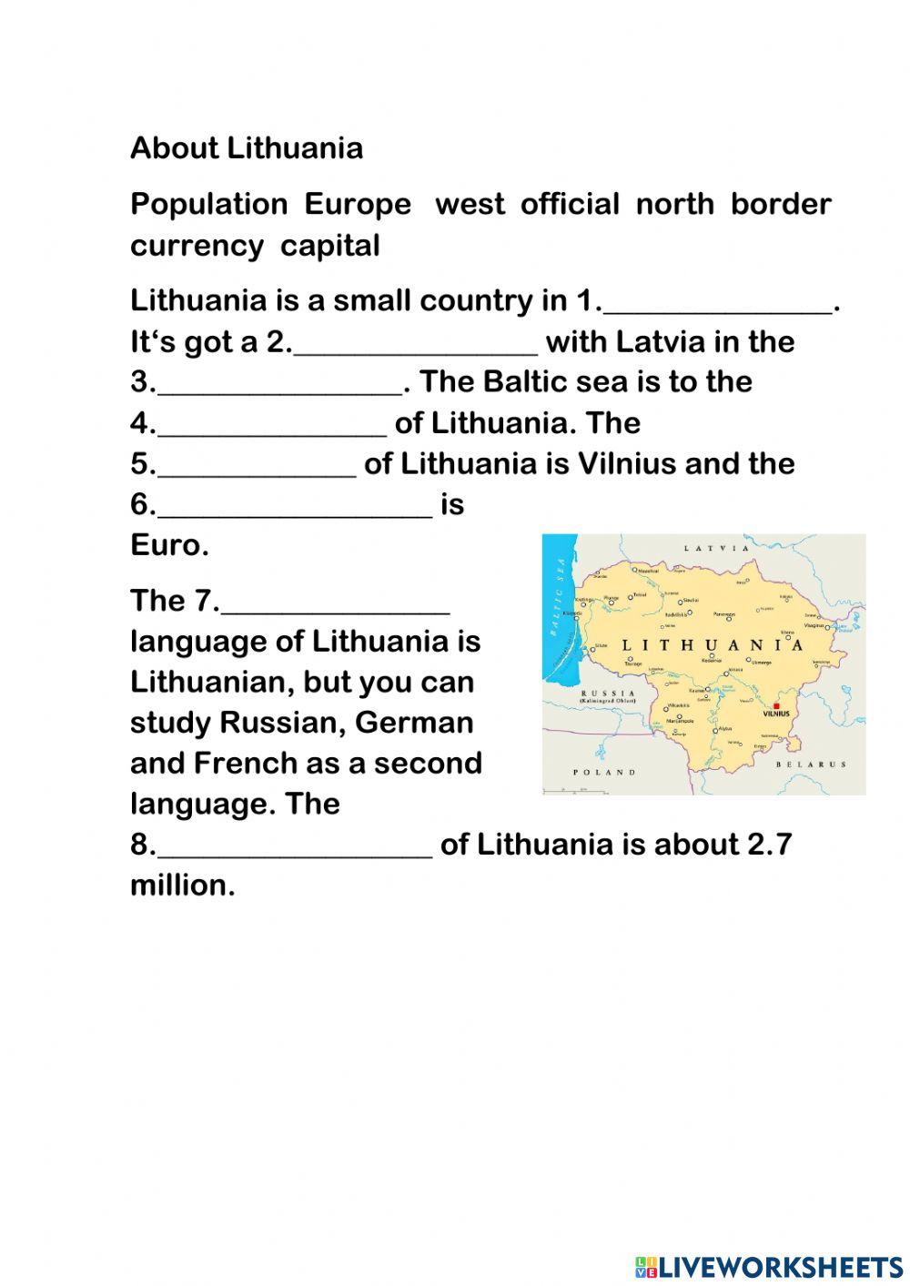 About Lithuania