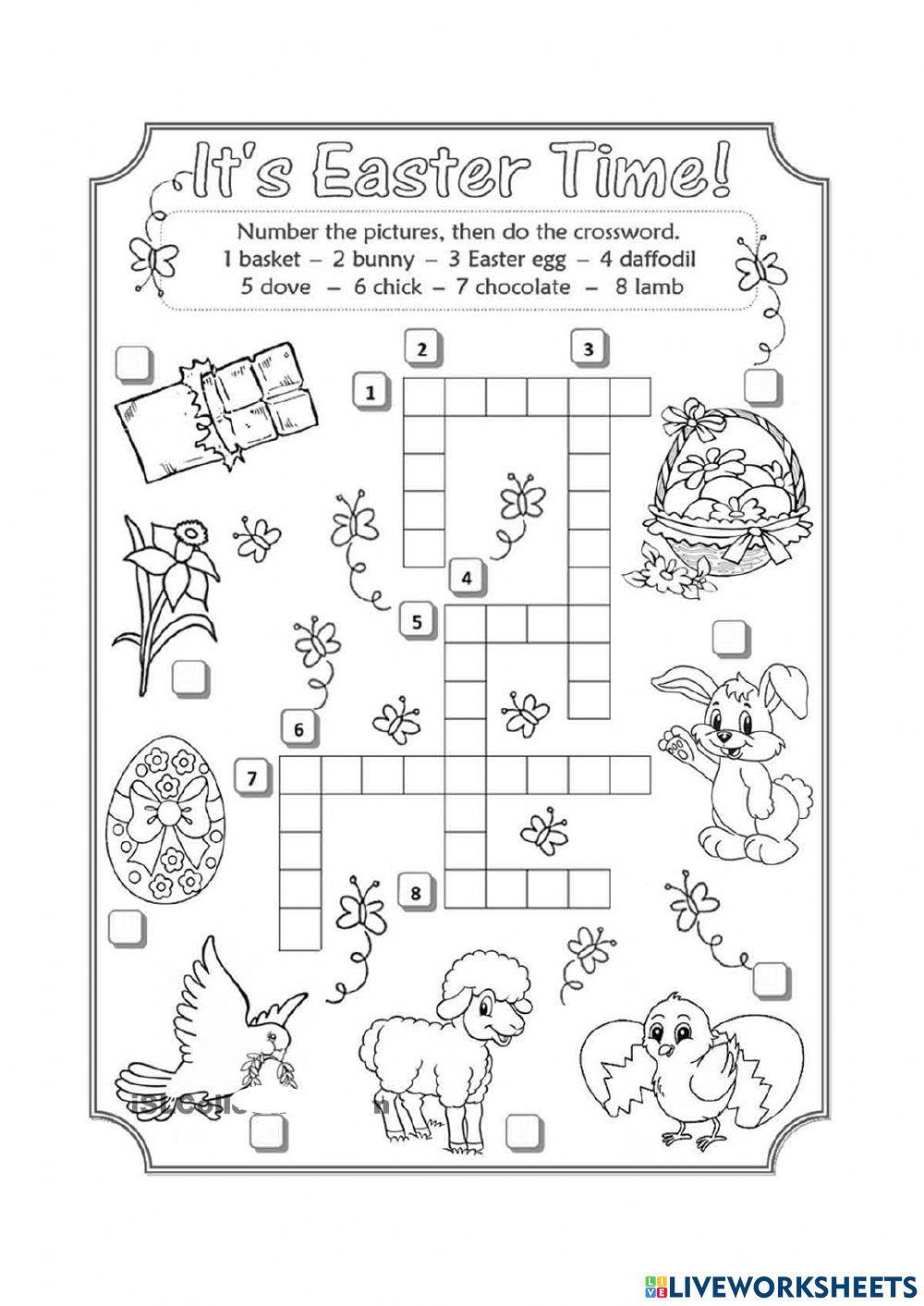 Easter crossword