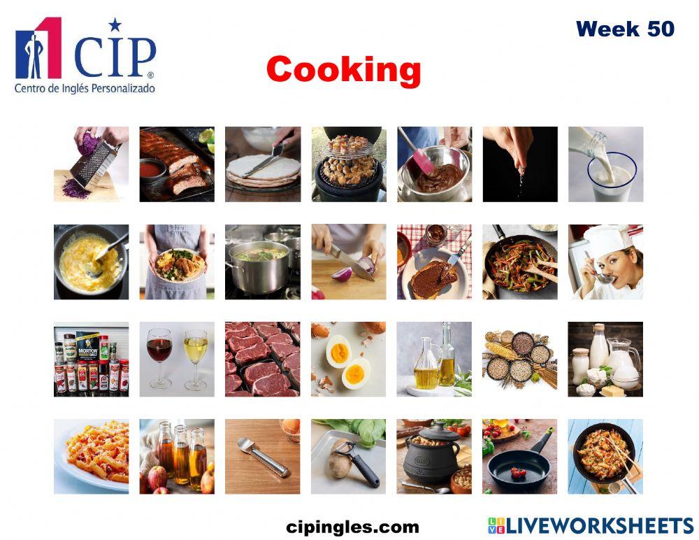 Phrasal Verbs and Idiomatic Expression & Cooking Week 50