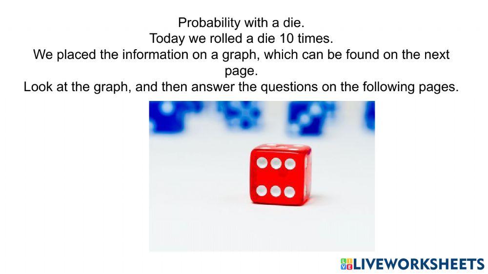 Dice - Graph - Probability
