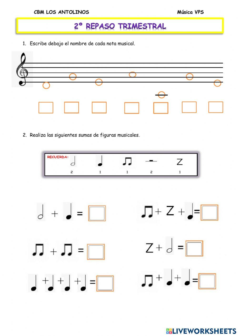 2º Repaso trimestral