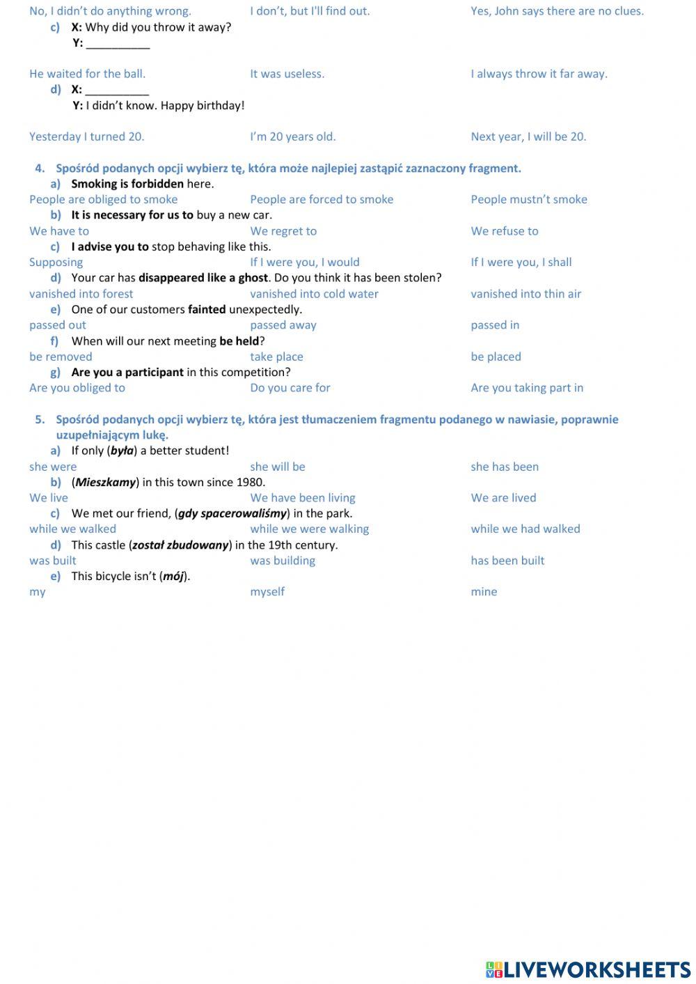 Matura podstawowa środki językowe 14