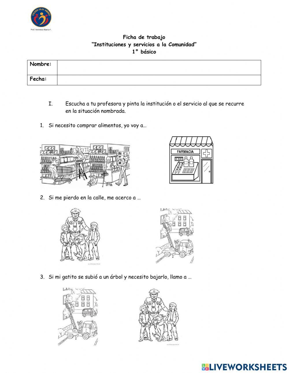 Evaluación diagnóstica primero básico