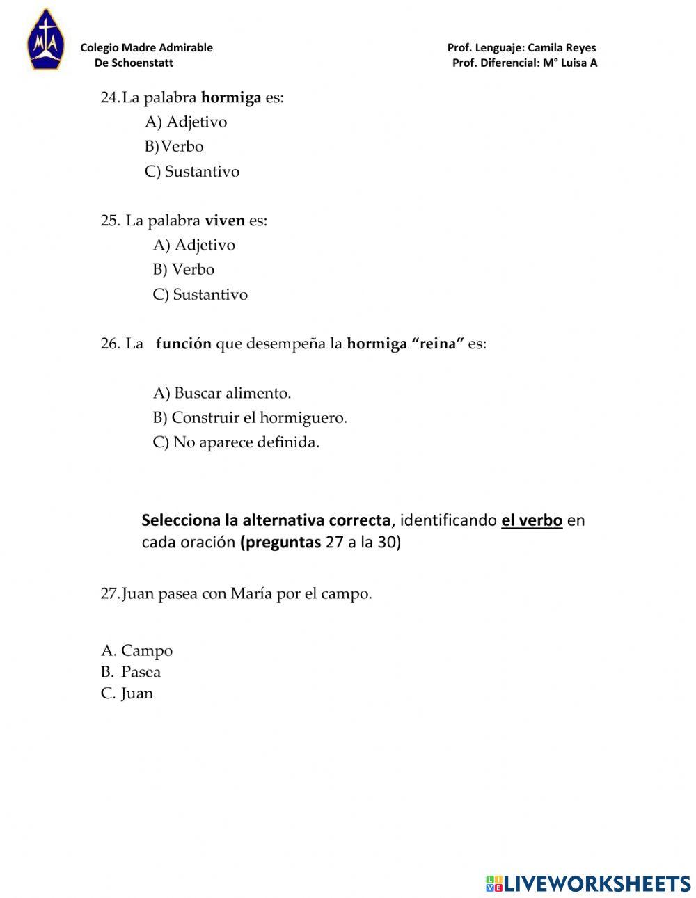 Evaluación Diagnóstica