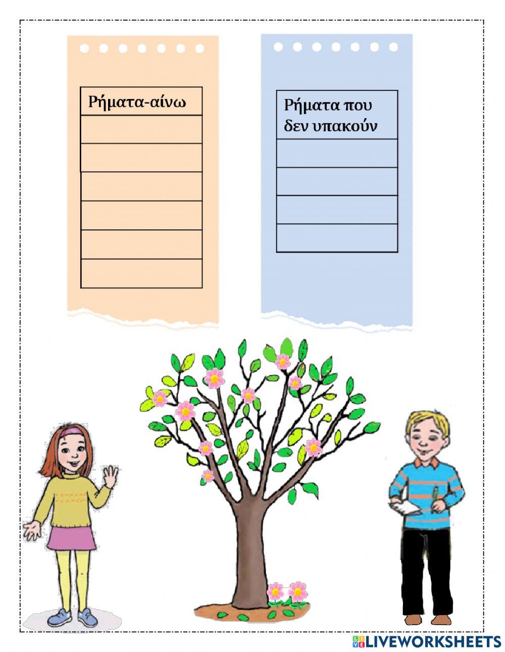 17ηΕΝΟΤΗΤΑ Τάξη Β -ίζω -αίνω