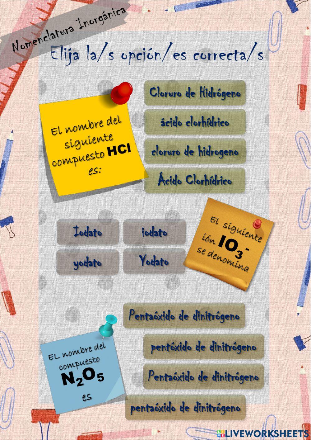 Nomenclatura Inorgánica 2005