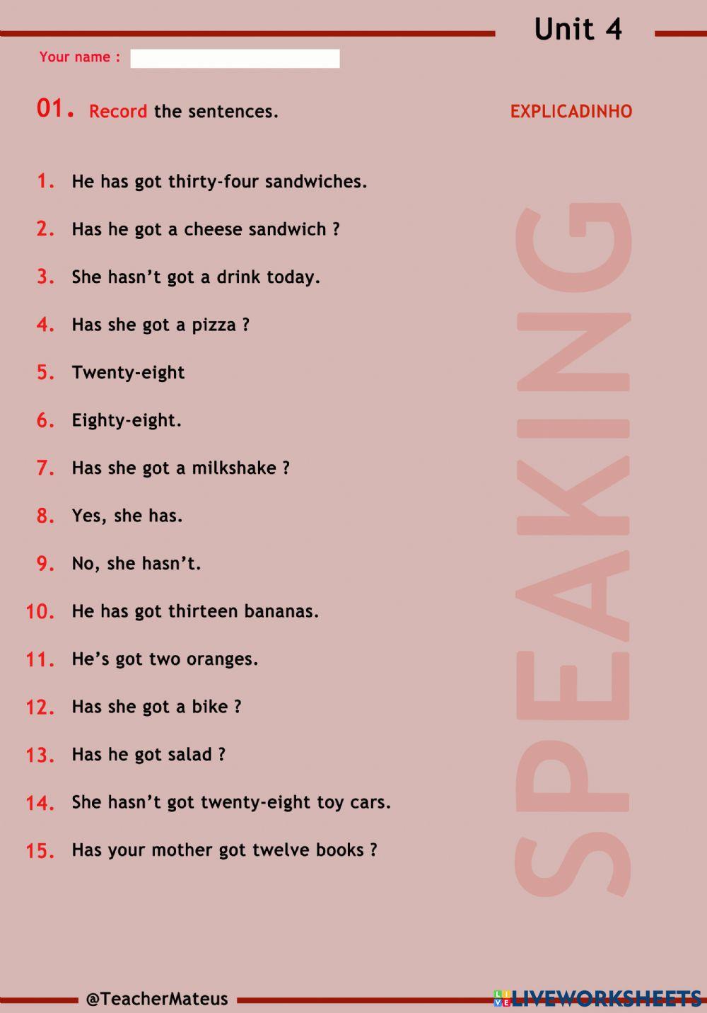 FF 2 - Unit 04 - Test 2