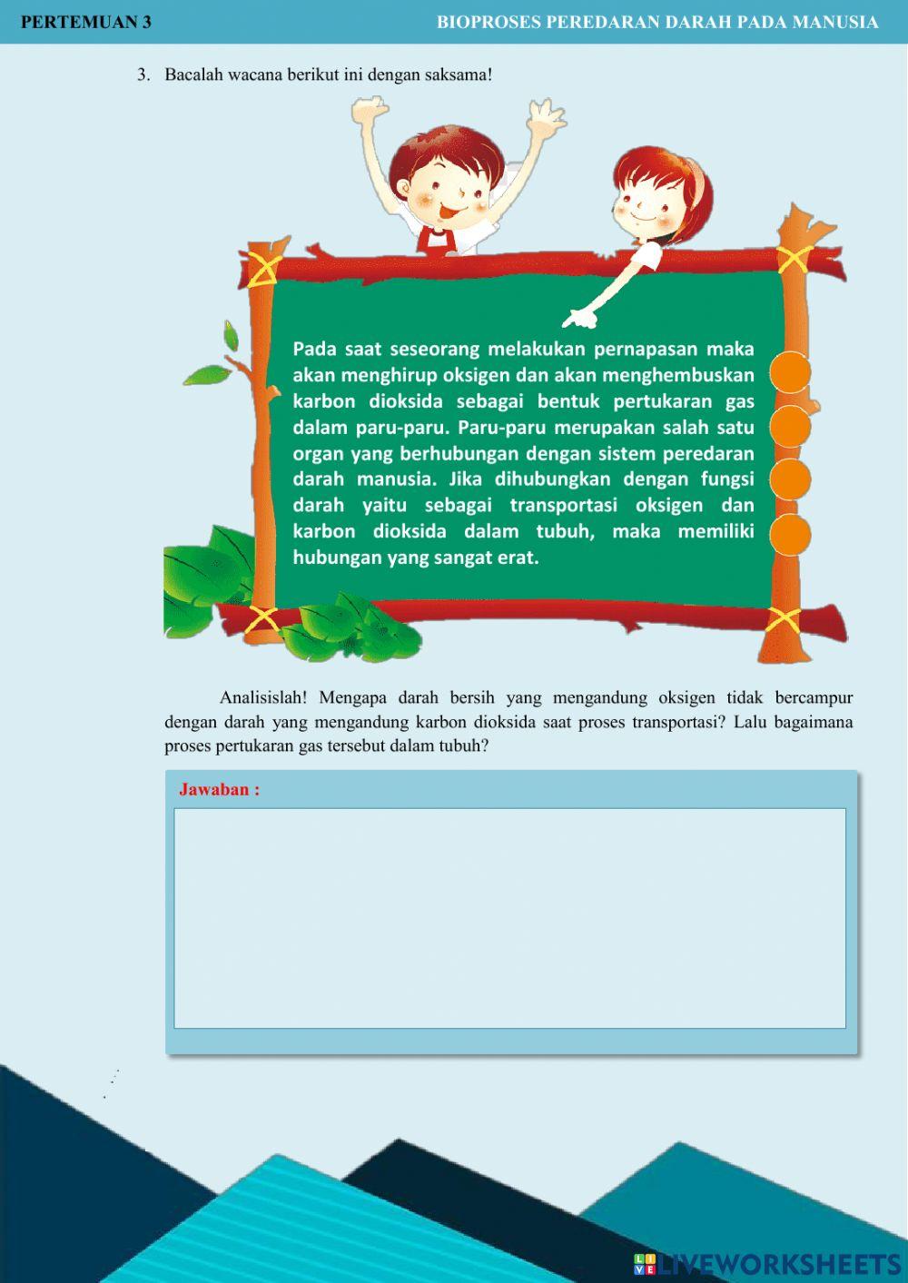 LKPD Bioproses Peredaran Darah pada Manusia