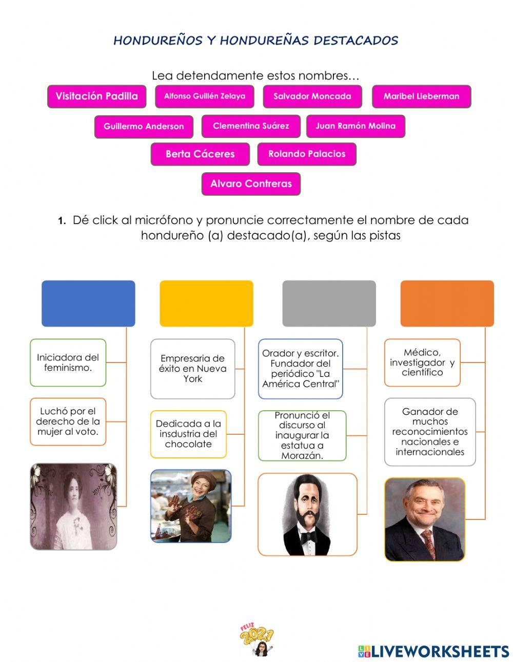 Hondureños detacados