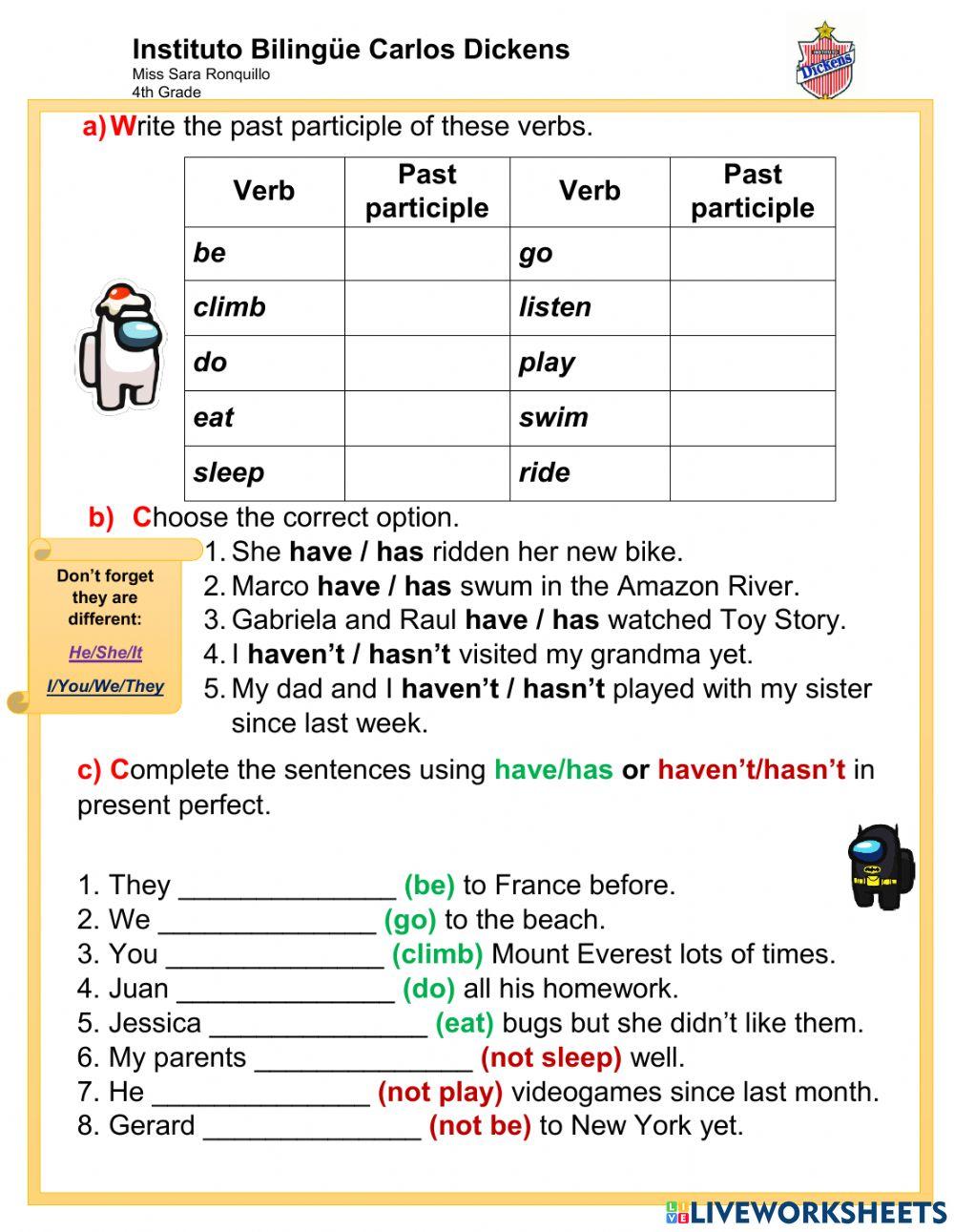 67 - Grammar Practice - 18-3