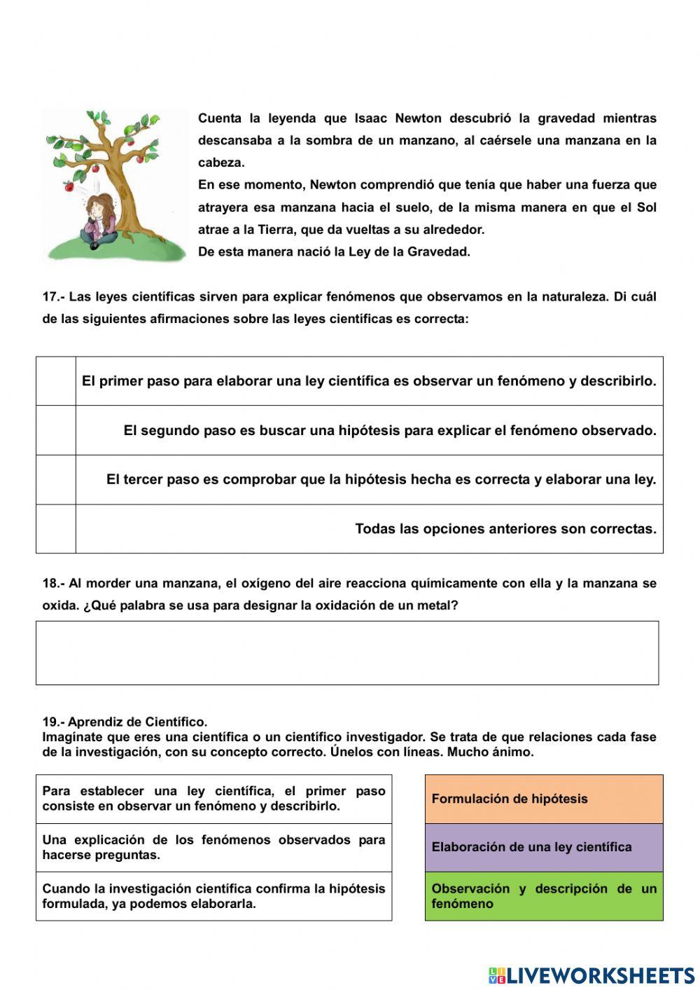 La materia y los materiales