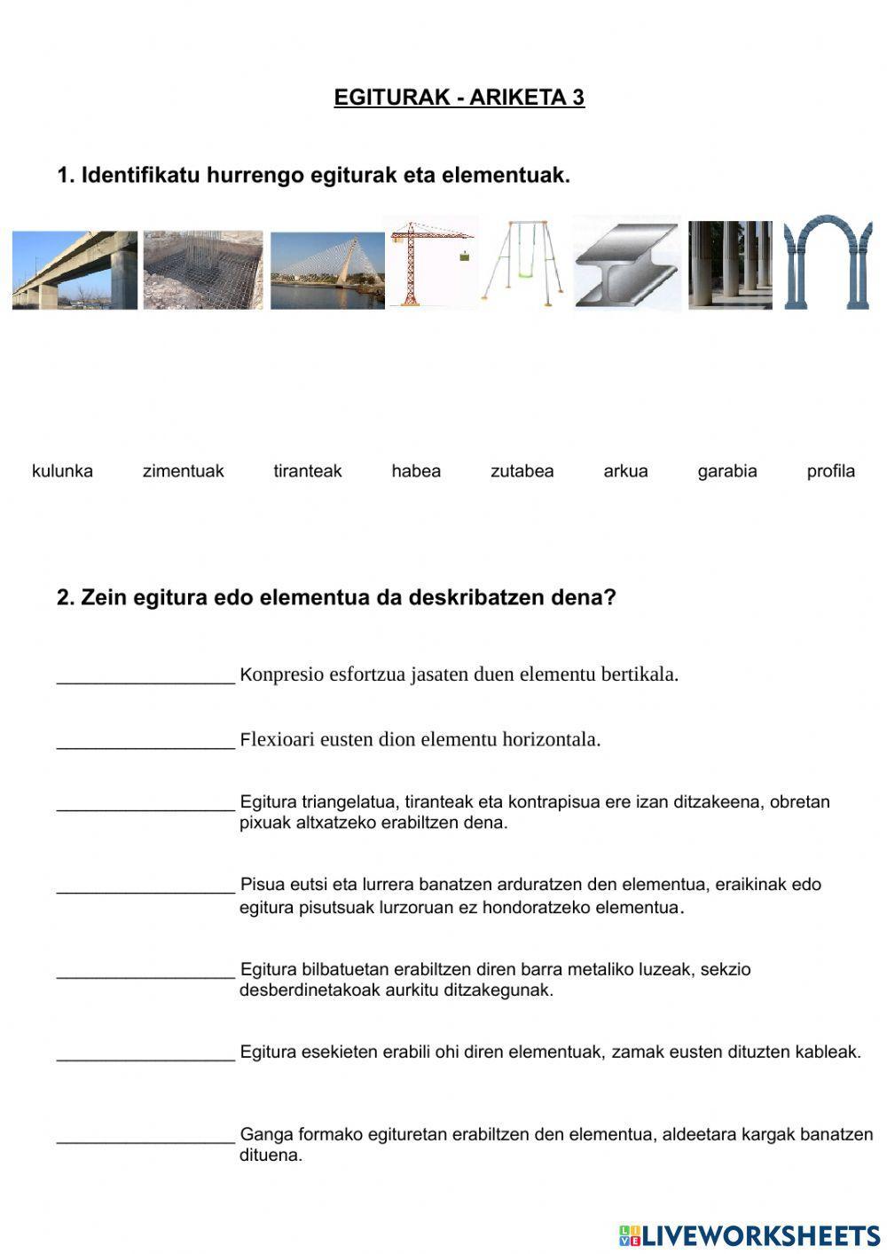 Egiturak - ariketak 3