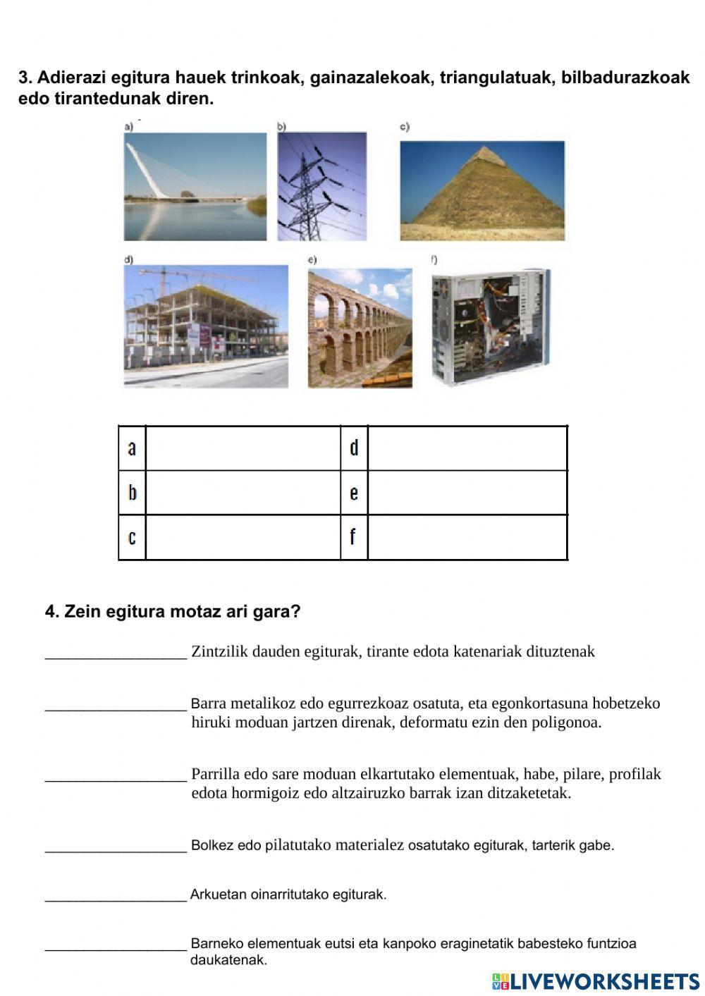 Egiturak - ariketak 3
