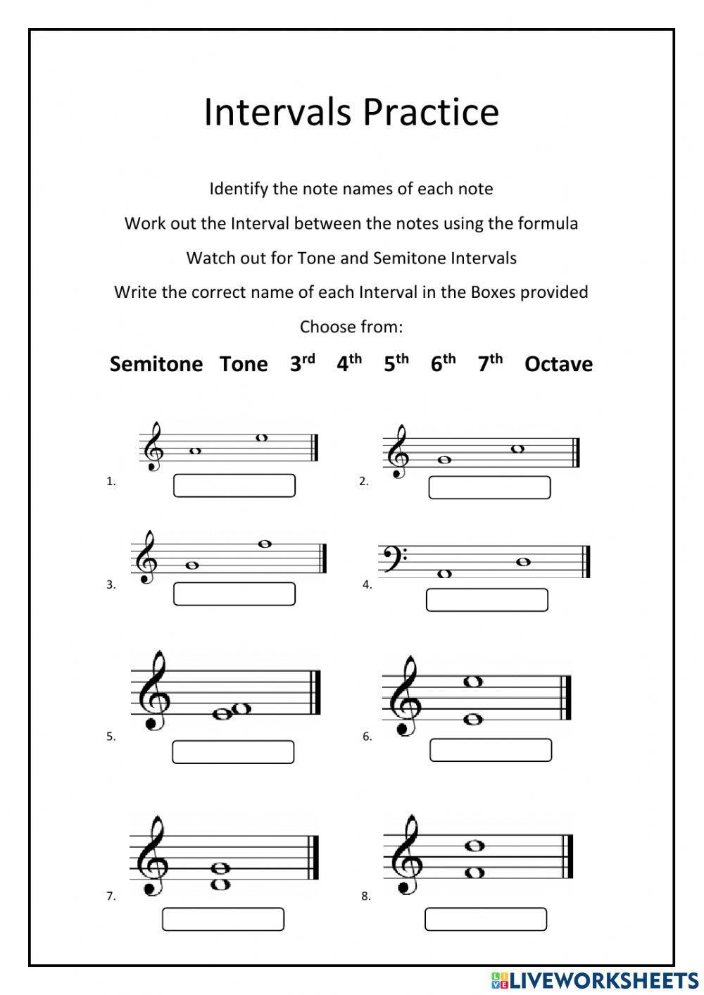 Intervals Practice