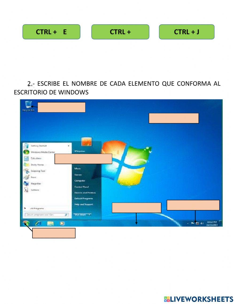 Conocimientos básicos de computación