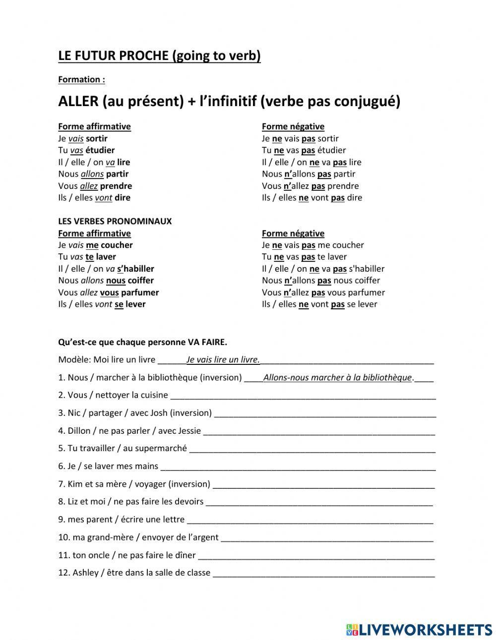 826616 le futur proche et le futur simple fstewart