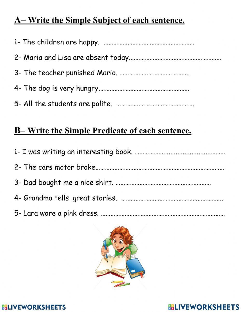 Simple Subject and Predicate