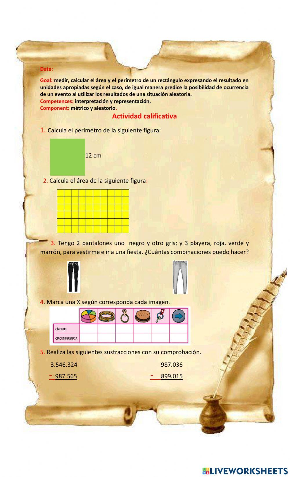 El circulo  y la circunferencia