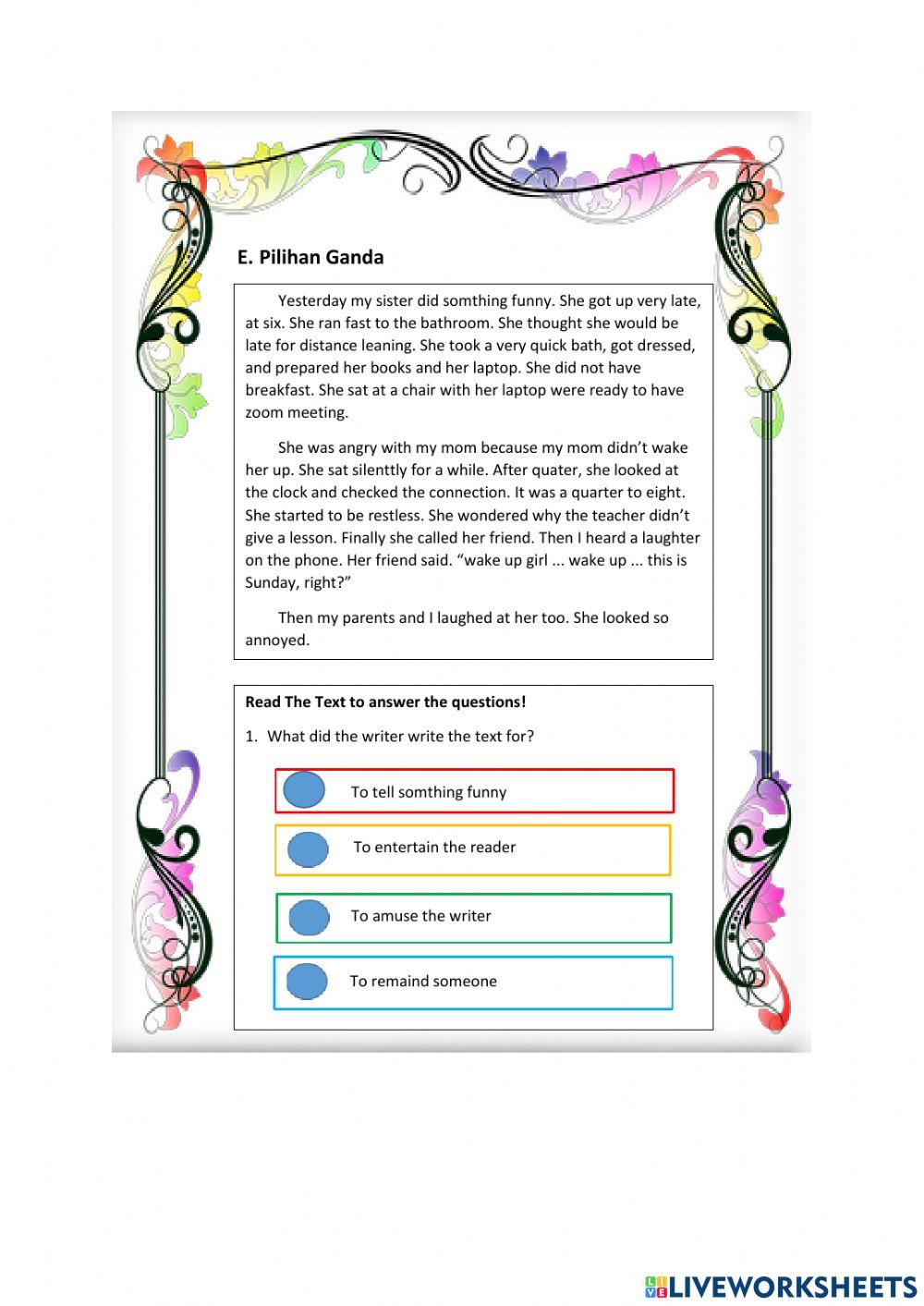 Latihan Membuat E-LKPD