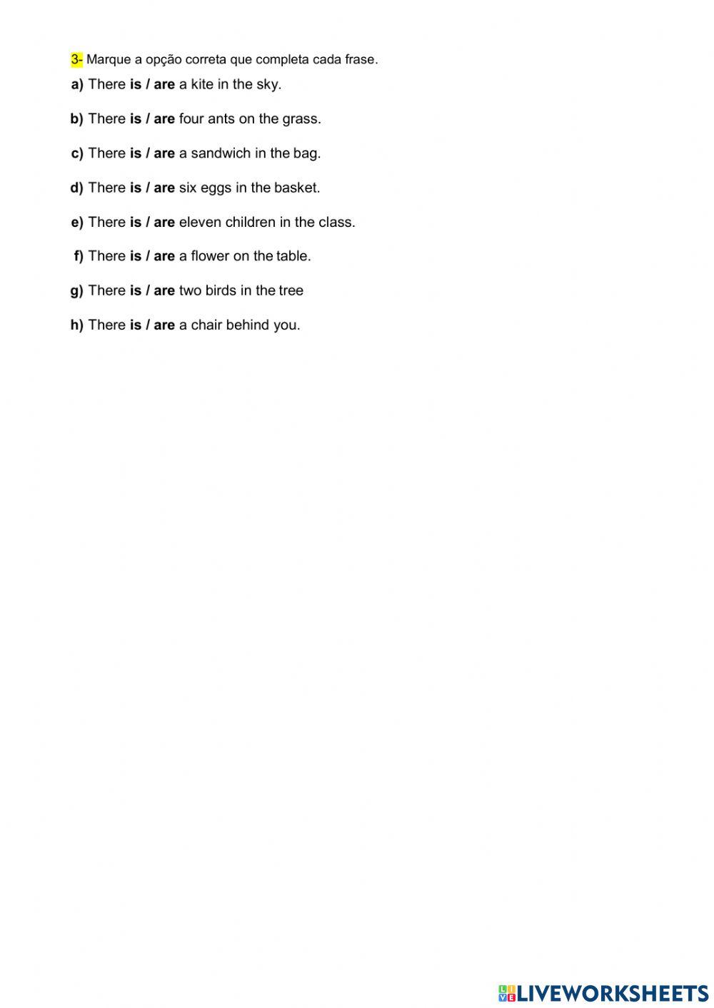 7° ano - INGLÊS - SEMANA 7