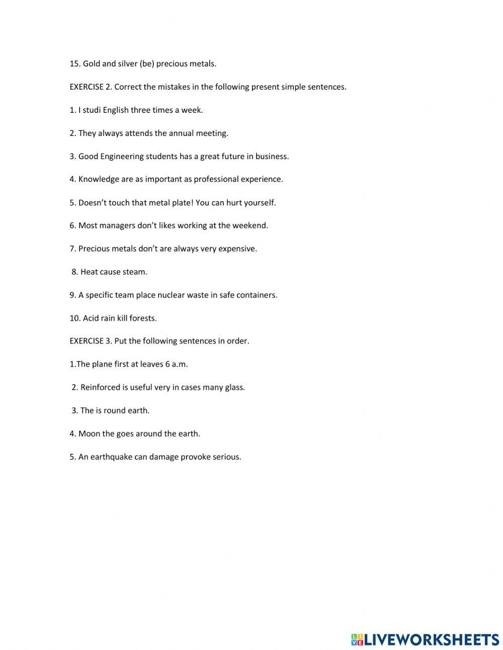 Present tense engineering