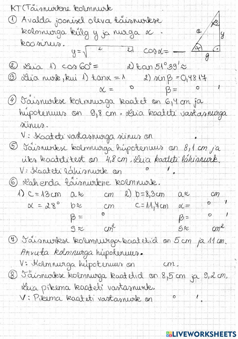 Täisnurkne kolmnurk