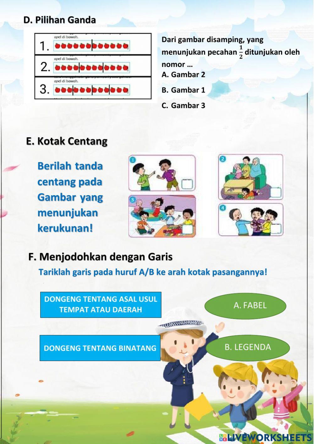 LKPD Kelas 2 SDN Kalisabuk 01