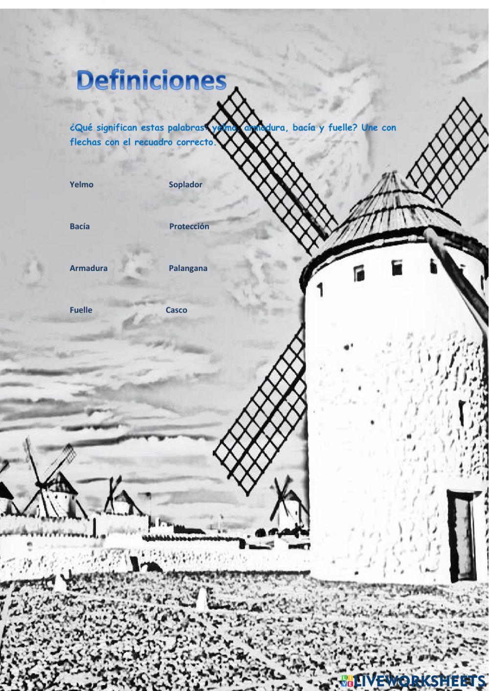 EL QUIJOTE:DEFINICIONES