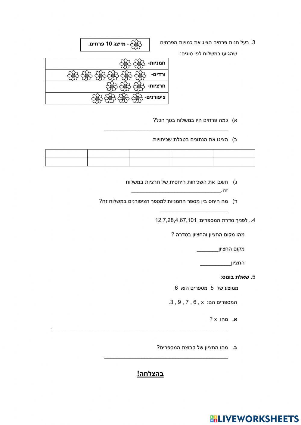 סטטיסטיקה תיאורית