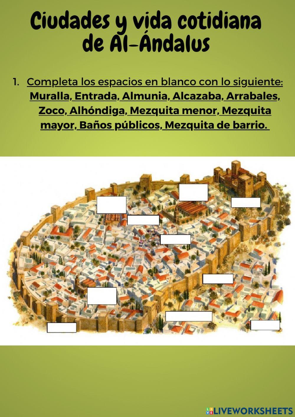 Ciudades y vida cotidiana andalusí