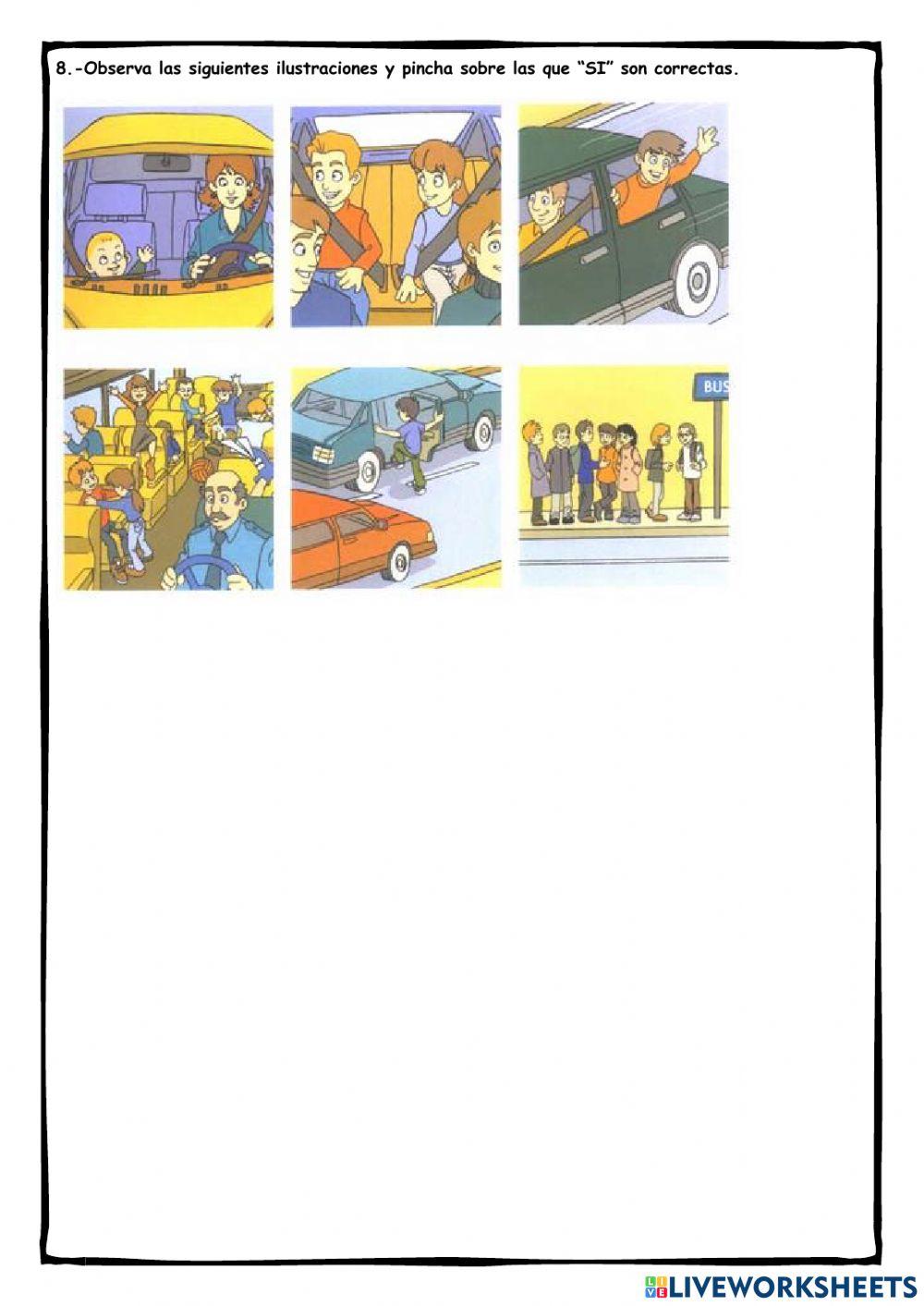 Ficha 1: Educación Vial Ficha 1: Educación Vial