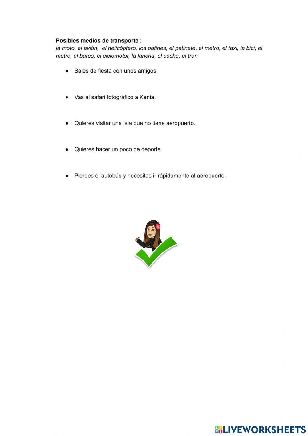 Medios de transporte