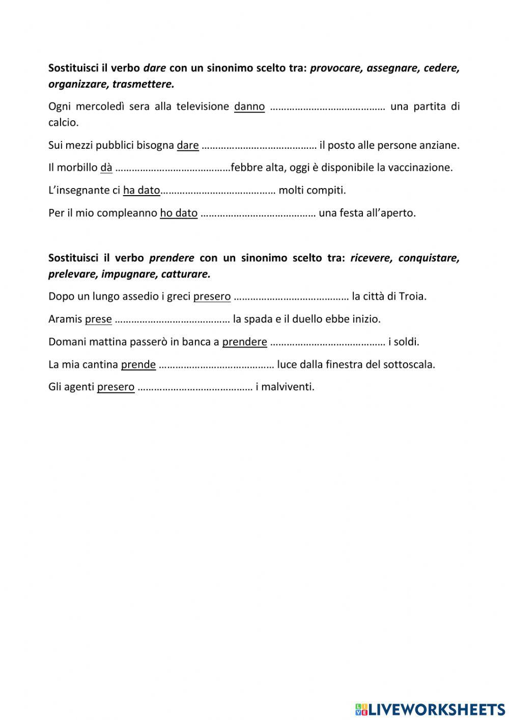 Espandere il lessico