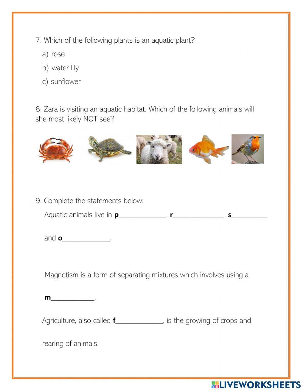 Science-Agri. Science Evaluation Term 2